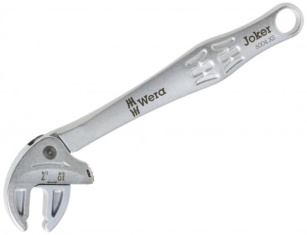 WERA 05020099001 Joker XS Self-Setting Combination Wrench: 7 - 10mm, 1/4"  3/8"
