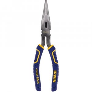 IRWIN VISE-GRIP Long Nose Pliers with Wire Cutter, 8-Inch (2078218)