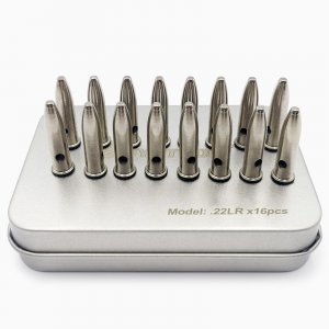 Bayattoo 22LR Steel Safety Practice Rounds Action Trainer Dummy Round Dry Fire Training Snap Cap (16pk)