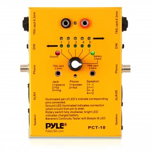 Pyle Pro PCT10 8 plug pro audio cable tester