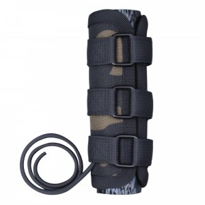 NITIIKA 5 Inch Suppressor Cover with Burn Proof Micro Fiber Sleeve, 1000℉ Heat Resistant Inner Fiberglass & Silicon Lining​ Suppressor Wrap,Flame-Retardant Cover Protective Sleeve for Suppressor