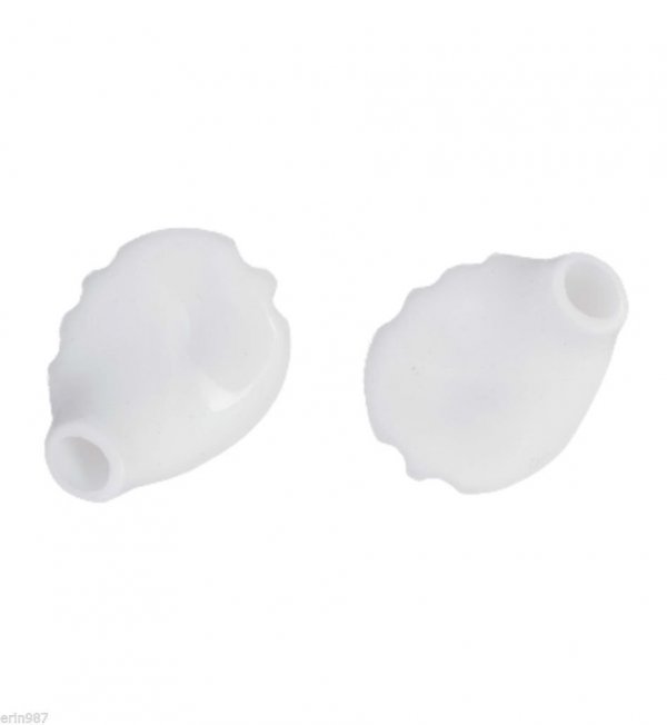Yurbuds White Earbud Covers Size 5, TwistLock for Secure Fit, Compatible with Headphones & Earphones