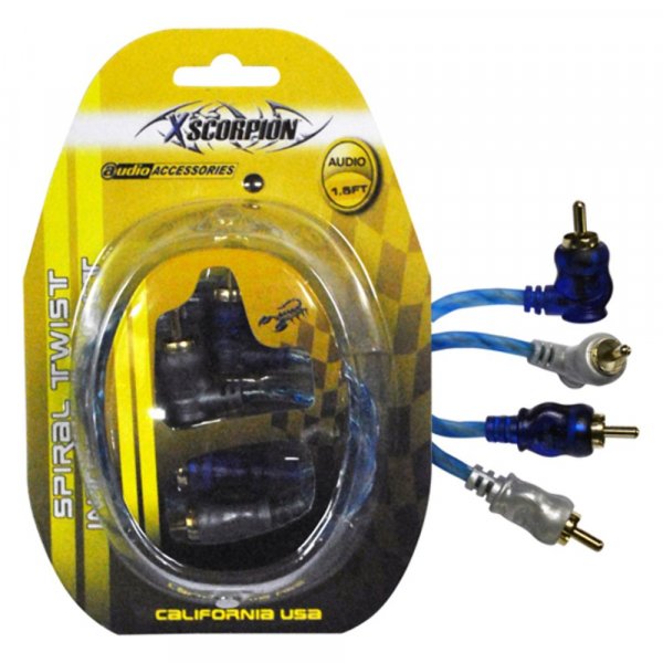 XScorpion STP1.5 1.5Ft. RCA Cable
