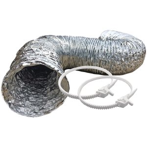 Builder's Best 110673 4" x 8ft SilverDuctâ„¢ Dryer Transition Duct Kit