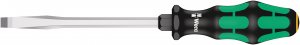 Wera 05007676001 Kraftform Plus 334 SK Slotted Screwdriver, Lasertip, 9mm Head, 6" Blade Length