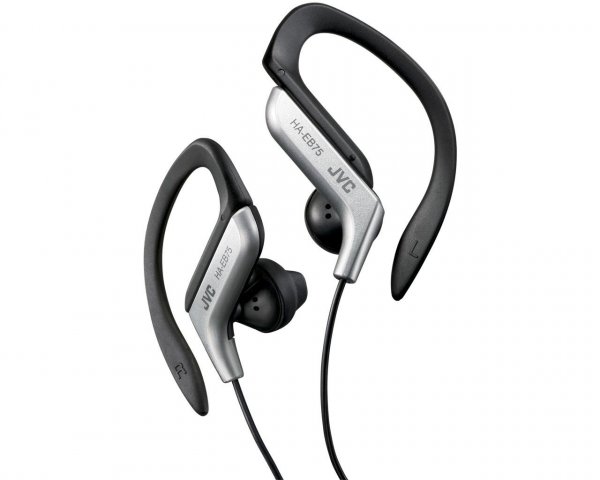 JVC HAEB75S Ear-Clip Earbuds (Silver)