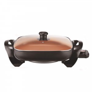 Brentwood Appliances SK-66 12" Nonstick Copper Electric Skillet