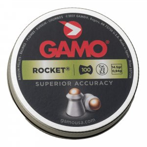 Gamo Rocket Ballistic Tip Pellets- .177 .22 - .22 Cal - 14.3 Grains