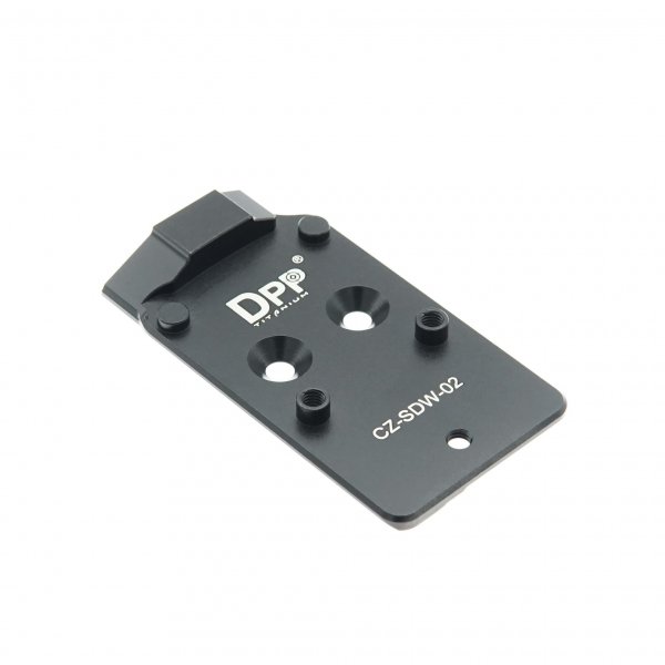 DPP Titanium Adapter Plate Compatible with CZ Shadow 2 Optic Ready and Holosun 407C/507C/508T/Osight C/XR and Trijicon RMR/SRO-CZ-SDW-02