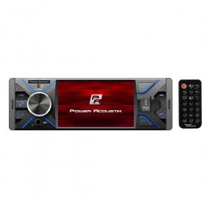 Power Acoustik PL-430HB 4.3 Single DIN MECHLESS Fixed Face Receiver w/BT
