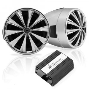 Lanzar OPTIMC90 700 Watt Motorcycle Sound Kit