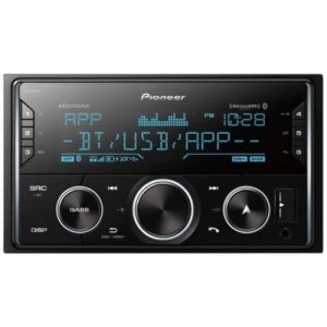 Pioneer MVHS620BS Mechless Double Din Receiver with Bluetooth