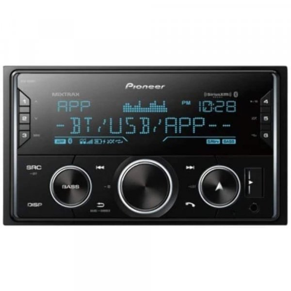 Pioneer MVHS620BS Mechless Double Din Receiver with Bluetooth