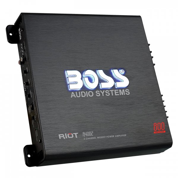 Boss Audio R4002 800 Watt 2 Channel Riot Car Amplifier