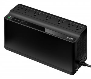 APC UPS Battery Backup for Power Outages, 600VA/330W Surge Protector, 7 Outlets, USB Charging, BE600M1 Uninterruptible Power Supply for Computers, Wi-Fi Routers, and Home Office Electronics