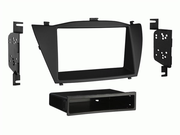 Metra Electronics 99-7341B Hyundai Tucson 2010-up Installation Dash Kit for Single or Double DIN/ISO Radios, Black