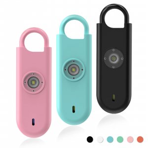 Fauxomor 140dB Personal Safety Alarm for Women 3pack Self Defense Keychain