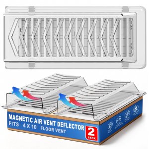 Super Magnetic Vent Deflector, Sideways Air & Heat Deflectors 2 Pack