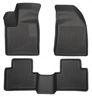 Husky 99071 Front/2nd Seat Floor (Footwell Coverage) For '15-'16 Chrysler 200