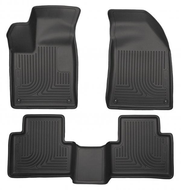 Husky 99071 Front/2nd Seat Floor (Footwell Coverage) For '15-'16 Chrysler 200