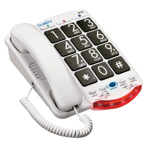 Clarity JV35 76560.001 50dB Phone Large Black Keys