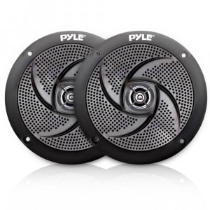 Pyle PLMRS4B 4" 100W Low-Profile Waterproof Marine Speakers