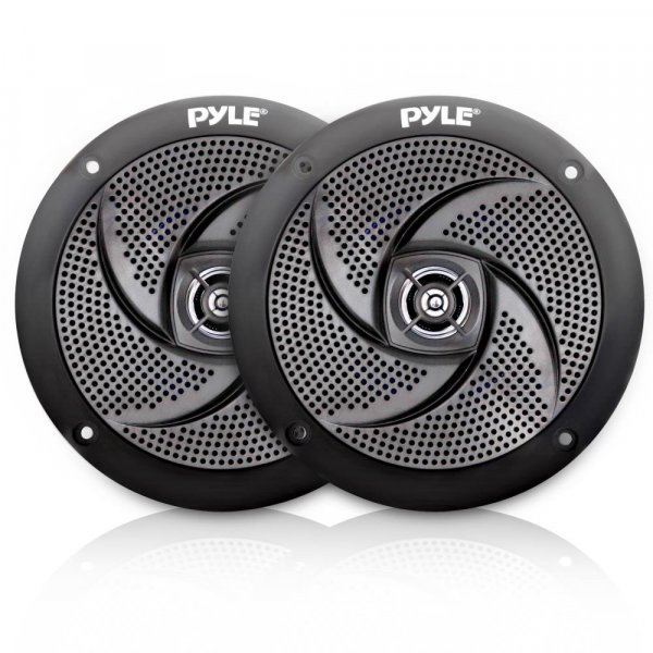 Pyle PLMRS4B 4" 100W Low-Profile Waterproof Marine Speakers