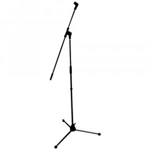 Pyle PMKS3 Height Adjustable Tripod Microphone Stand w/ Extending Boom Mic Arm