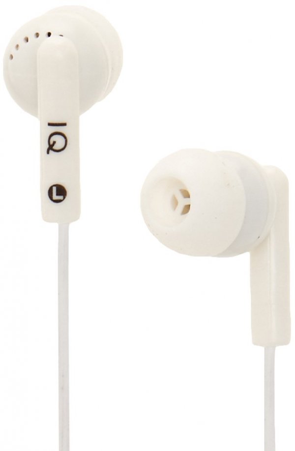 Supersonic IQ106WHITE Porockz Stereo Earphones (White)