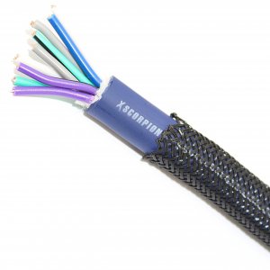 XSCORPION ET381BK 3/8 Expandable Braided Sleeve  Black (100 feet)