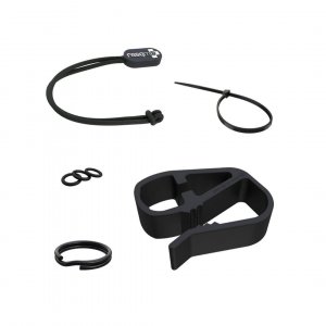 Resqme Accessory Pack The Original Emergency Keychain Car Escape Tool, 2-in-1 Seatbelt Cutter and Window Breaker, Made in USA With Visor Clip, Lanyard, Keyring and Cable Tie