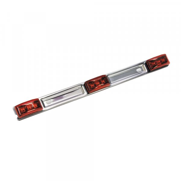 Wesbar 401567 Light Bar LED Red Lens