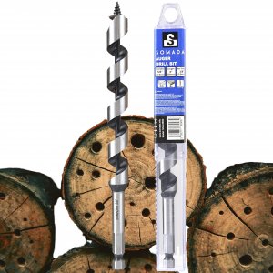 SOMADA 5/8" x 8" Auger Drill Bit for Wood, Ship Auger Hex Shank