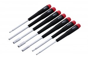 Wiha 26592 Precision Metric Nut Driver Set (7 Piece Set)