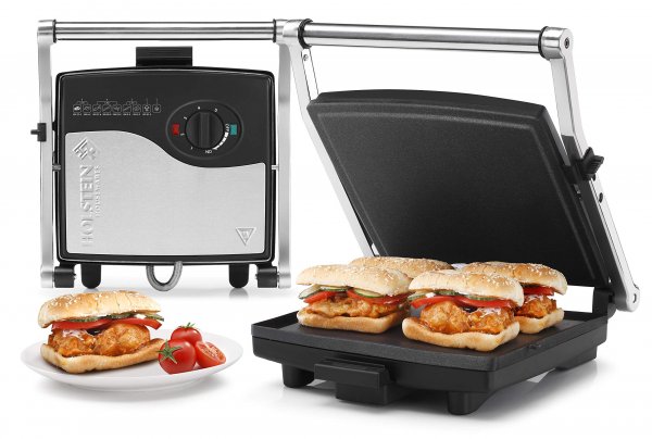 Holstein Housewares HH09175003 4 Slice Griddle - Stainless Steel