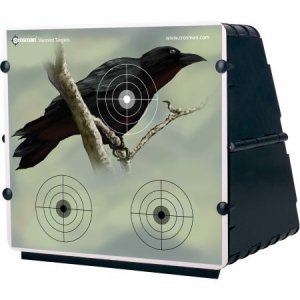CROSMAN 0853 Pellet Target Trap Collapses Flat Storage Incl. 12 Paper Targets
