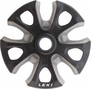 LEKI Big Mountain Basket - Replacement Ski Pole Powder Basket - Smoke