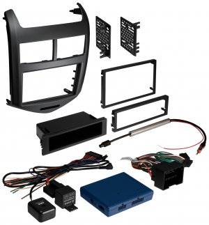 American International GMK315BX Install Kit-Jet Black For 2012-16 Chevy Sonic