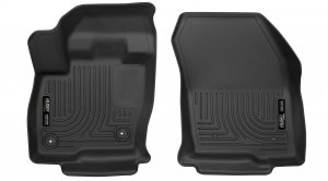 Husky Liners X-act Contour Floor Mats | Fits 2015-2024 Ford Edge; 2016-2018 Lincoln MKX; 2019-2023 Lincoln Nautilus | Front Row, 2-pc Black - 52171
