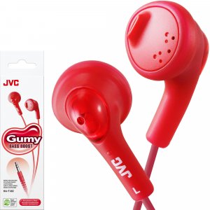 JVC HAF160R Gumy Earbuds (Red)