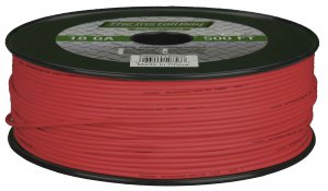 Install Bay PWRD18500 18-Gauge Primary Wire, 500ft (Red)