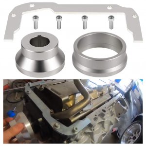 Bonbo Front and Rear Cover Billet Alignment Tool & Oil Pan Alignment Tool Fits for LS Series Engines 4.8 5.3 5.7 6.0 LS1 LS2 LS3 LS6 L99 LS9 LSA LQ4