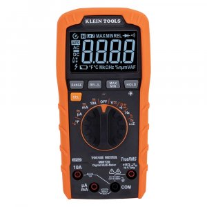 Klein Tools MM720 Digital Multimeter, Auto-Ranging TRMS, Low Impedance (LoZ), 1000V AC/DC Voltage, 10A AC/DC Current, 60 MOhms Resistance