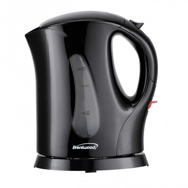 Brentwood Appliances KT-1610BK BPA-Free 1L Cordless Electric Kettle
