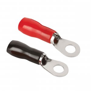 Install Bay IB4GNRT-50 Nickel Ring Terminals, 50 pk (4 Gauge)