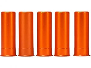 A-ZOOM 12 Gauge SNAP-Cap, Orange, 5PK