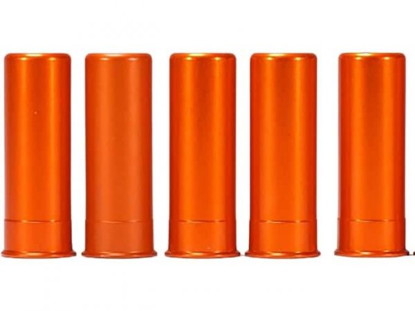 A-ZOOM 12 Gauge SNAP-Cap, Orange, 5PK