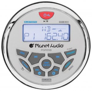 Planet Audio PGR35B Marine Gauge Mechless Multimedia Player