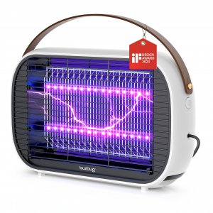 Buzbug LED Bug Zapper Indoor, 50000 H Long-Lasting LED, Energy Saving & Dual Band Attraction, High-Voltage Electric Mosquito Zapper, Fly Trap Mosquito Trap, Fly Killer -MA015B