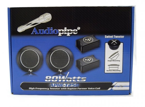 Audiopipe APHET250 1/2 Swivel Tweeter